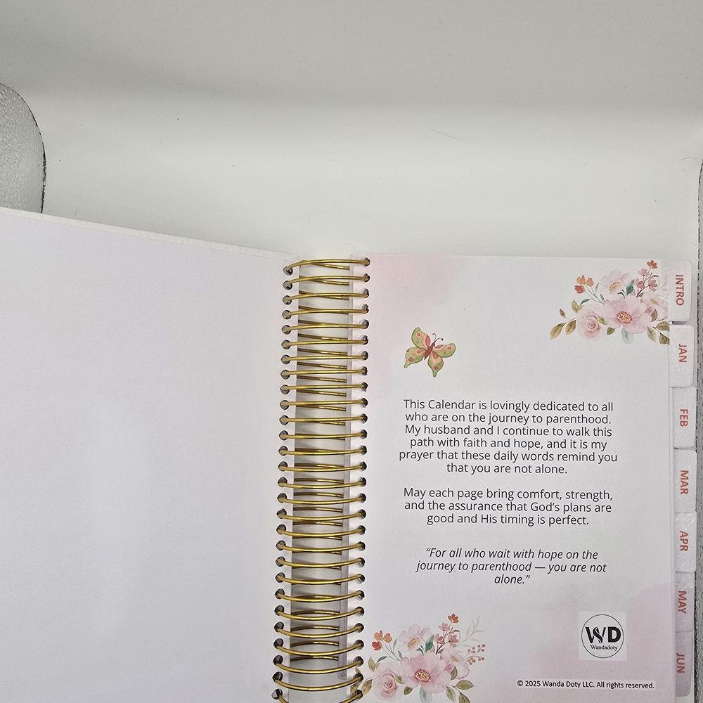Prayers of Hope Floral Spiral Non-Dated Journal/Calendar  Bundle - Picture 7 of 13